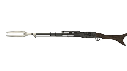 Mandalorian Amban Phase Pulse Blaster (Painted) - (Life Size - 1:1 Scale)